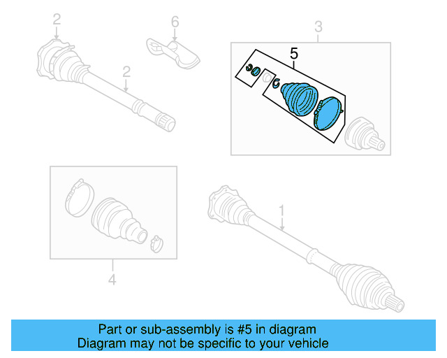Outer Boot 3B0-498-203-A - View 3