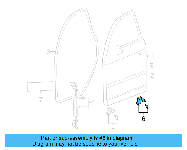 Door Weather 3B0-837-733-C-B41 - View 5