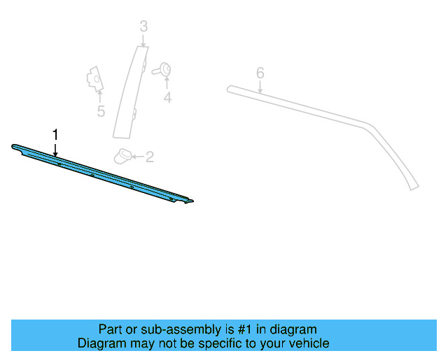 Door Window Belt Weatherstrip 1K9-839-477-A-5AP - View 5