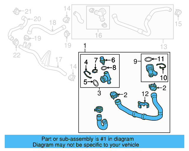 Upper Hose 5Q0-122-101-EA - View 12