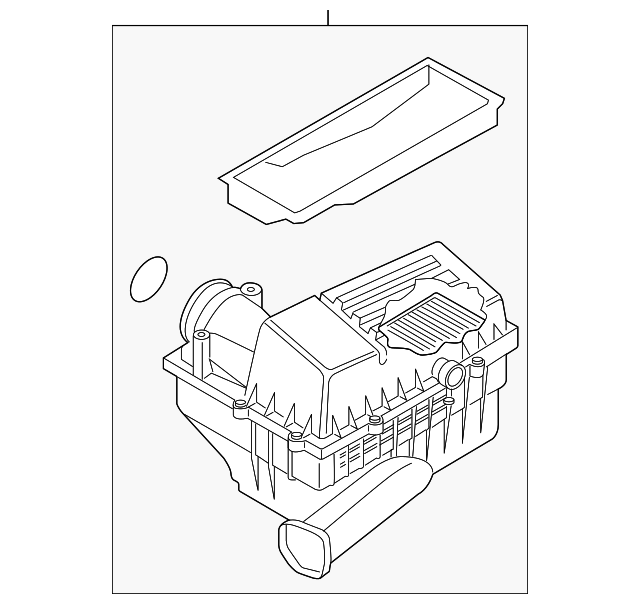 Air Cleaner Assembly 3C0-129-607-BP - View 10