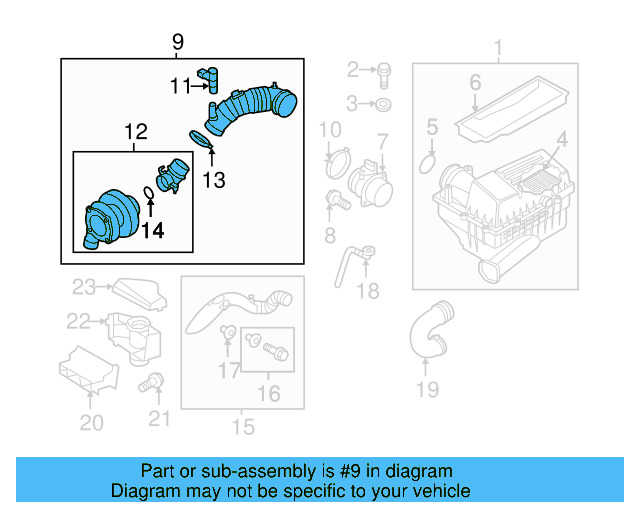 Inlet Connector 1K0-805-962-E-9B9 - View 29