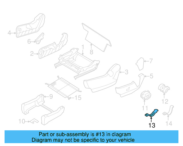 Rear Trim 7B0-881-471-HL5 - View 7