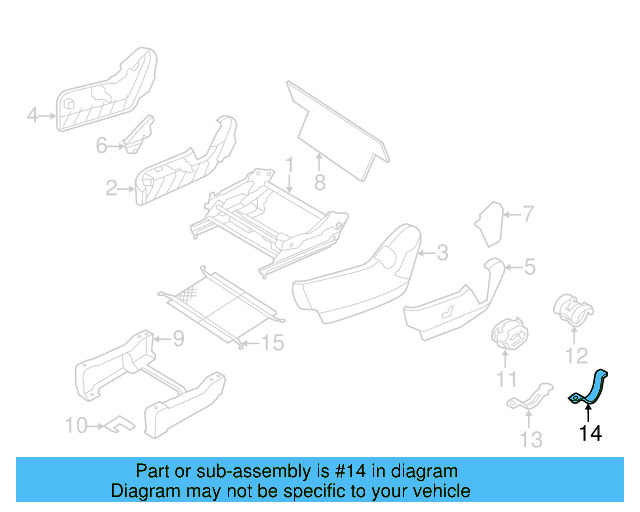 Sleeve Rear Bracket 7B0-881-630-A - View 4