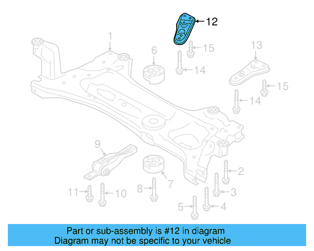 Rear Bracket 3QF-199-518-B - View 3