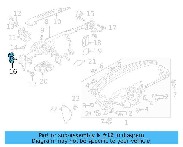 Mount Bracket 56D-857-021 - View 5