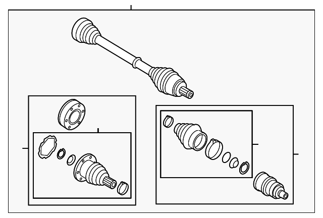 Axle Assembly 3Q0-501-204-B - View 4