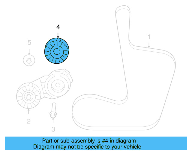 Pulley 7B0-903-341 - View 5