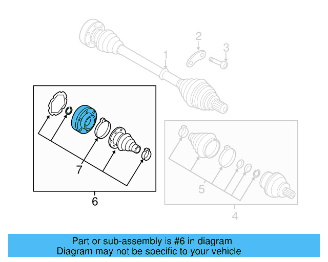 Inner Joint 5Q0-598-103 - View 6