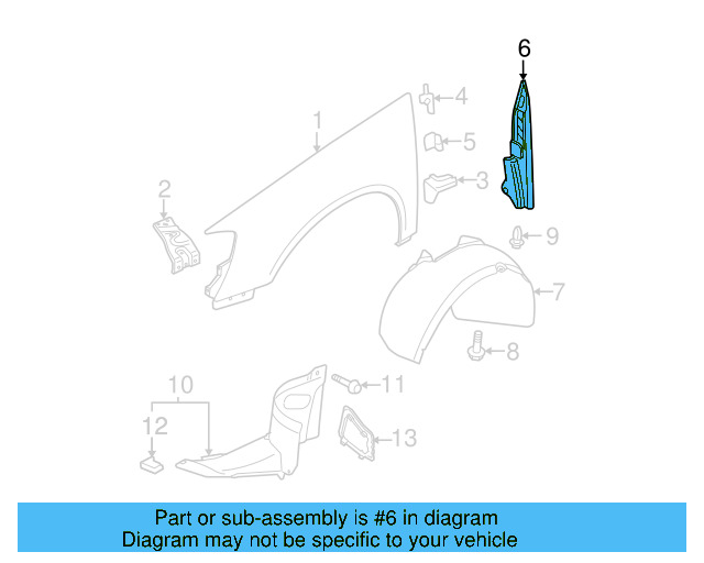 Rear Seal 3C0-821-111 - View 4