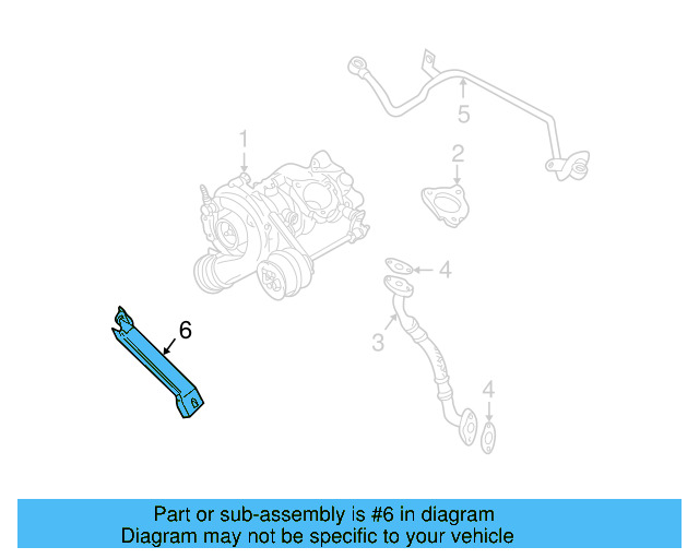 Support Bracket 06A-145-536-B - View 6