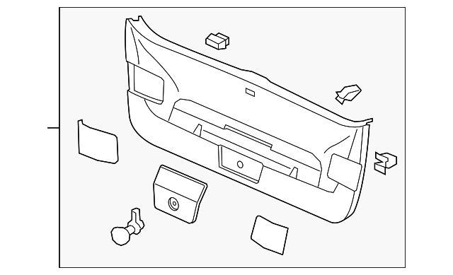 Overslam Bumper Plug 1K8-823-753-B