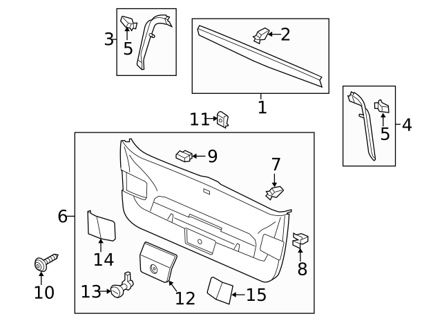 Side Trim Panel Screw N-906-986-06 - View 28