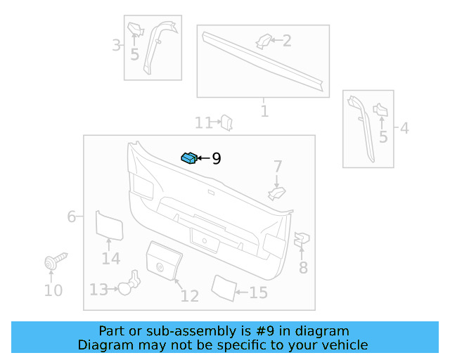Overslam Bumper Plug 1K8-823-753-B - View 16