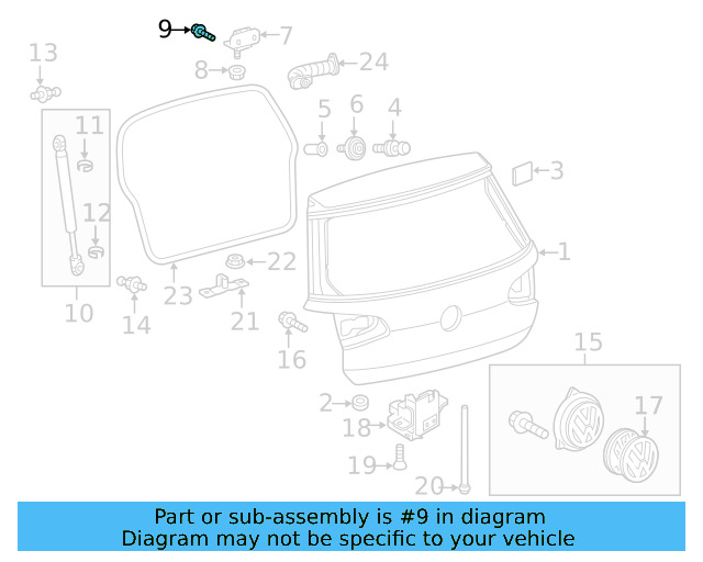Hinge Bolt N-912-068-01 - View 10