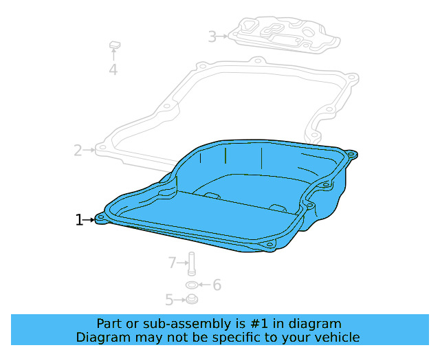 Transmission Oil Pan 09P-321-361 - View 11
