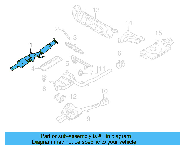 Converter & Pipe 1K0-254-511-N - View 2