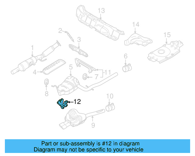 Rear Bracket 1K0-253-144-AH - View 16