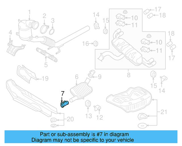 Muffler & Pipe Clamp 1K0-253-141-AA - View 5