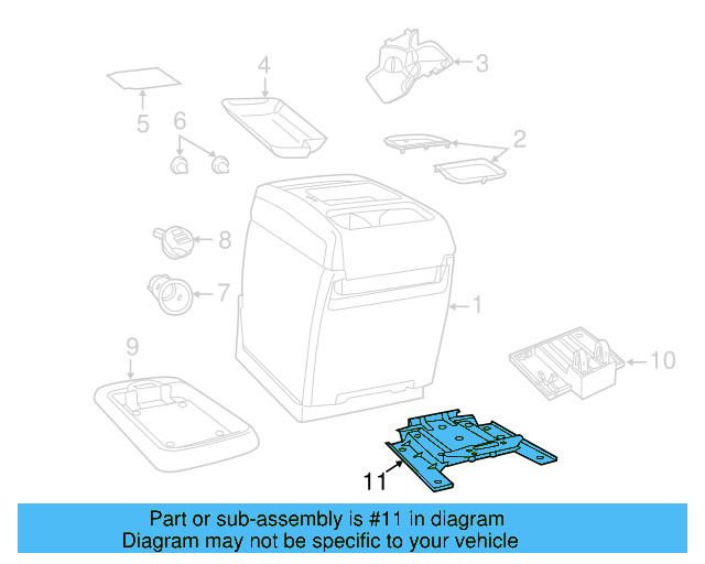 Bracket 7B0-863-843-A - View 3