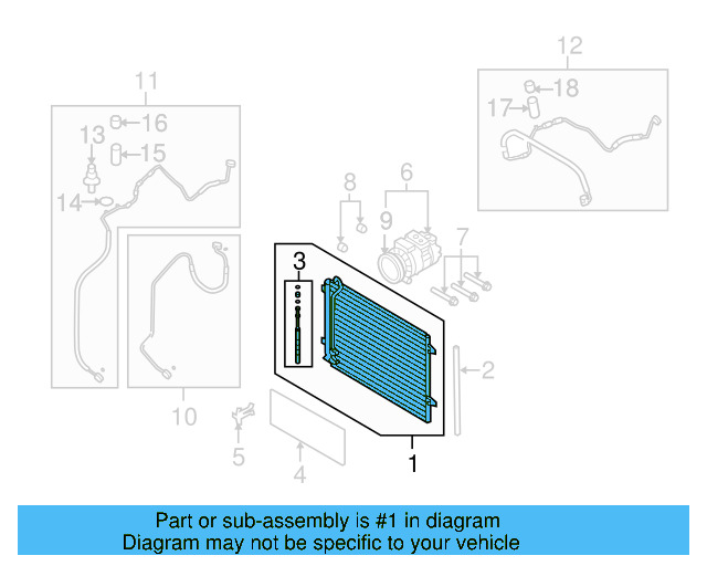 Condenser Assembly 3C0-820-411-F