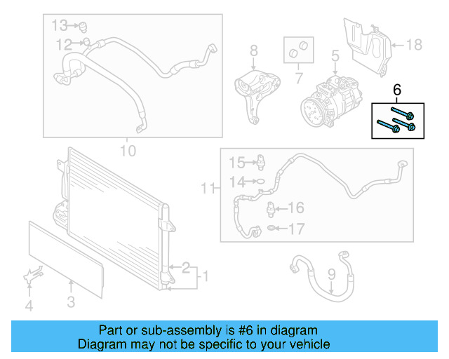 Compressor Mount Bolt N-910-718-01 - View 3