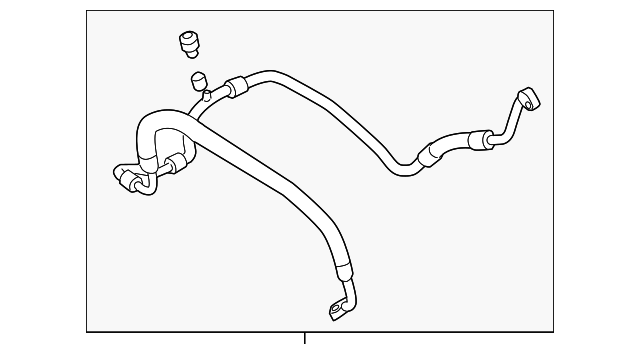 A/C Refrigerant Suction Hose 5C0-816-743-H - View 2
