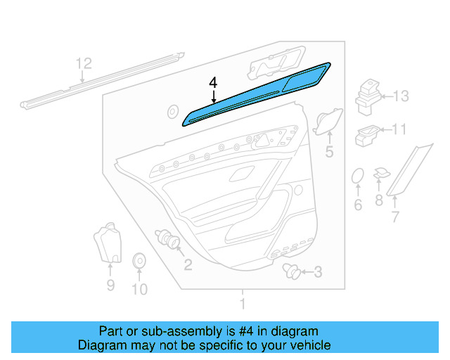 Door Trim Panel Retainer Clip 5G0-868-563 - View 65