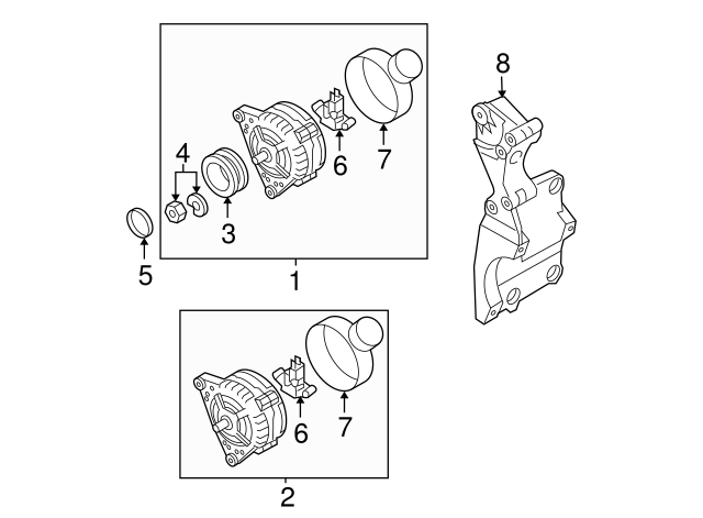 Pulley Hardware Kit 028-903-320-C - View 64