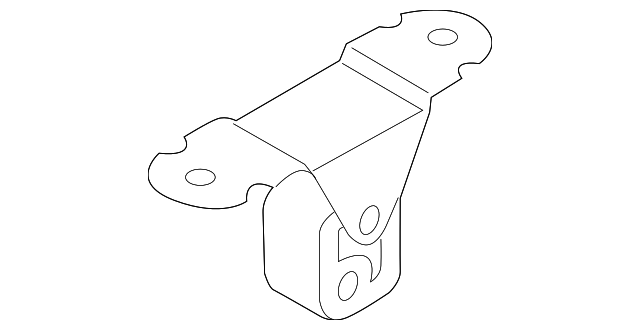 Rear Muffler Bracket 7P0-253-144 - View 8