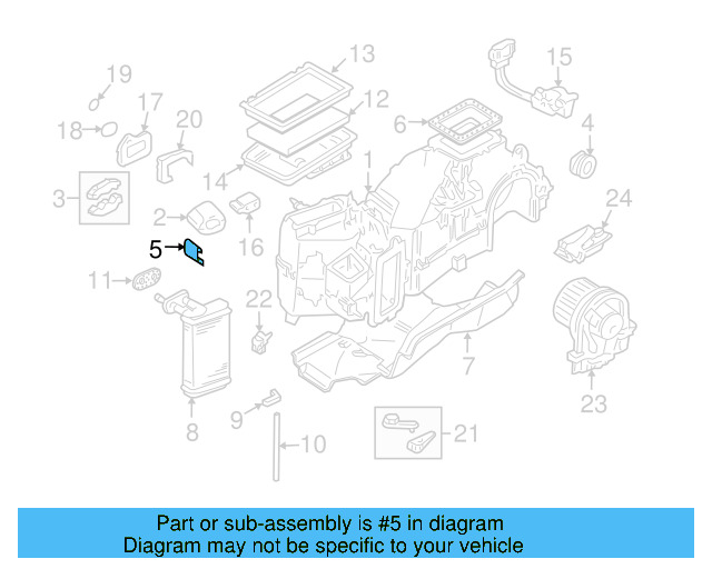 AC & Heater Case Clamp 321-819-059