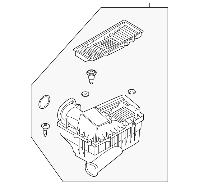 Air Cleaner Assembly 5C0-129-607-J - View 3