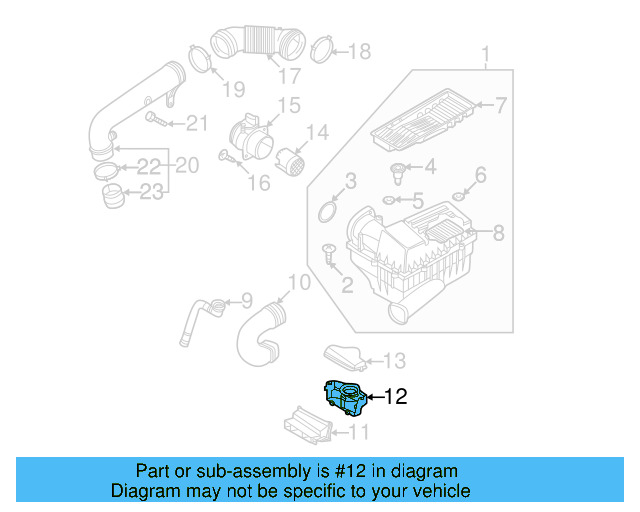 Inlet Connector 1K0-805-962-G-9B9 - View 7