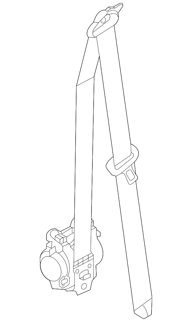 Lap & Shoulder Belt 5C5-857-705-F-RAA - View 3