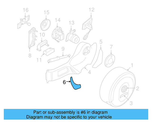 Cap 7L6-601-169-A7W - View 3
