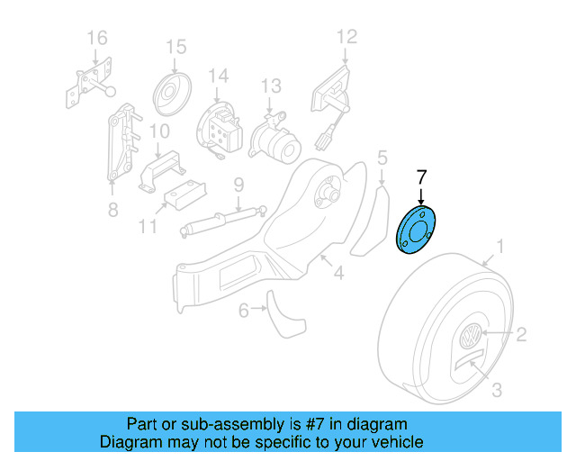 Spacer 7L6-601-917 - View 3