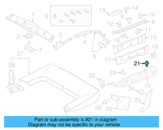 Storage Cover Bumper 5C3-871-159 - View 4
