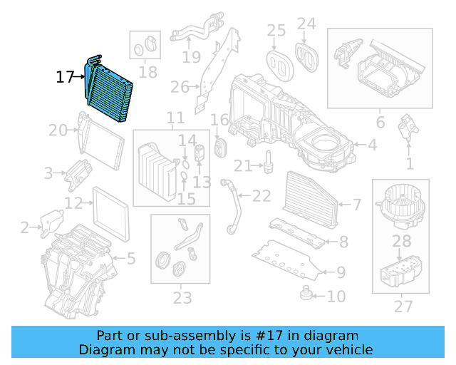 Heater Core 561-819-031-C - View 10
