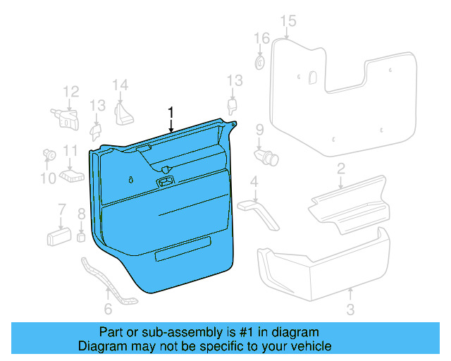 Door Panel 705-867-105-C-28R - View 3