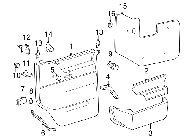 Back Glass Lift Support Nut N-902-521-04 - View 3