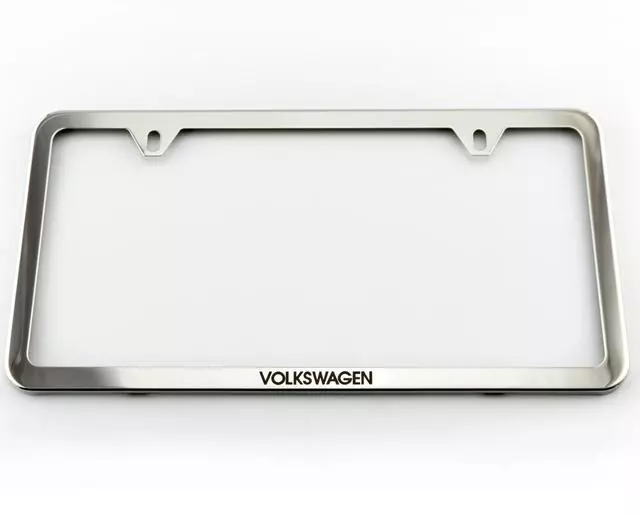 License Plate Frame, Slim With Logo 000-071-801-AB-5R5 - View 7