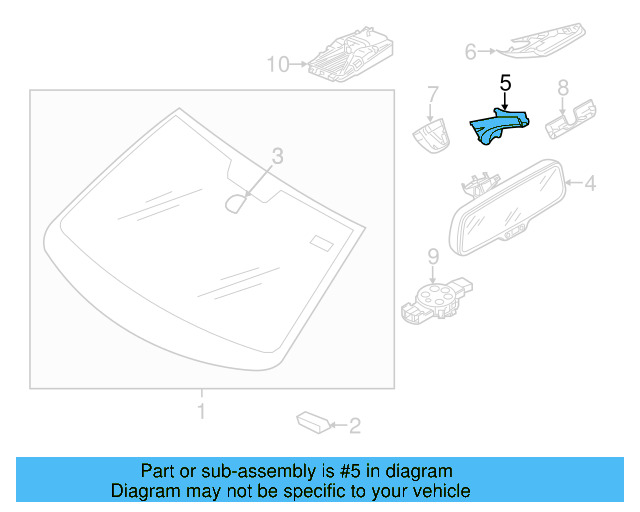 Upper Cap 3C8-857-593-B-9B9 - View 6