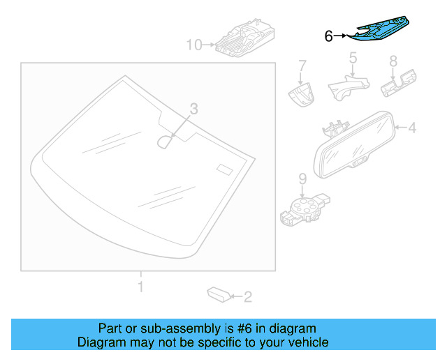 Upper Cap 3C8-868-437-B-NX1 - View 2