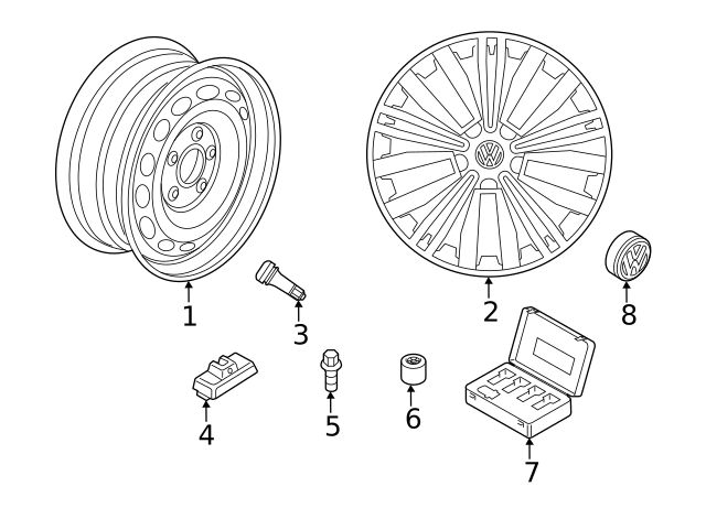 Valve Stem 311-601-361 - View 80