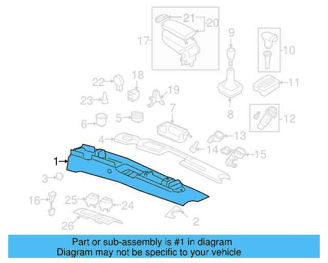 Console Body 1C1-864-363-B-08H