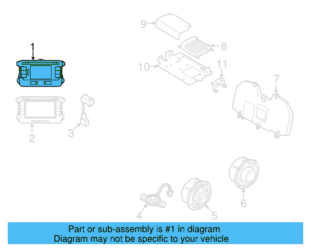 AM/FM CD 5C0-035-200-C - View 9