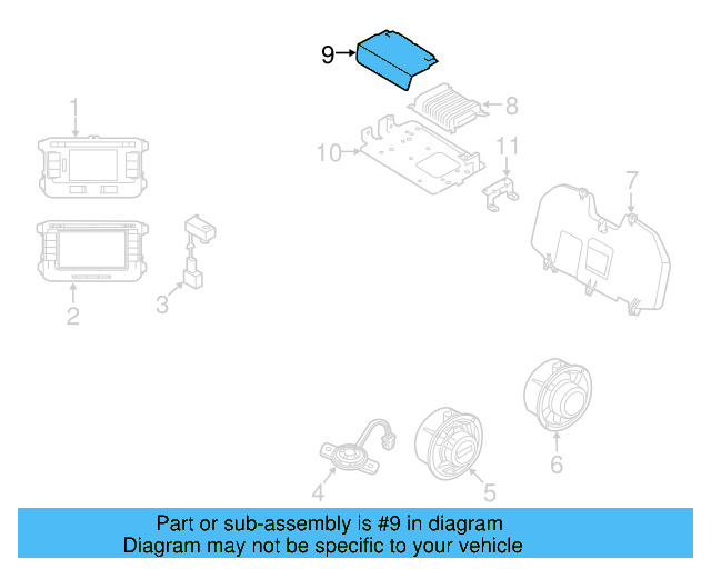 Cover 1K0-971-813-B-9B9 - View 42