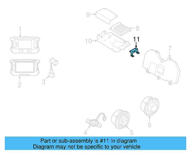 Bracket 1K0-035-883-E - View 19