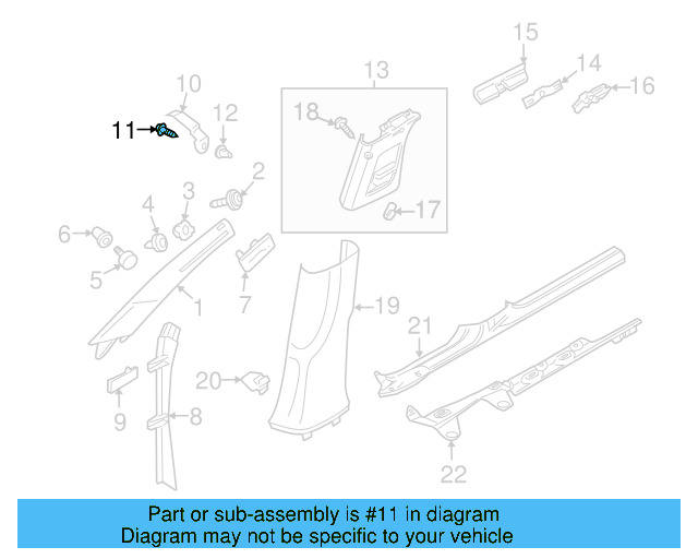 Door Interior Trim Panel Screw N-104-420-03 - View 17