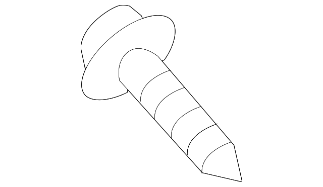 Upper Center Pillar Trim Screw N-909-197-01 - View 16